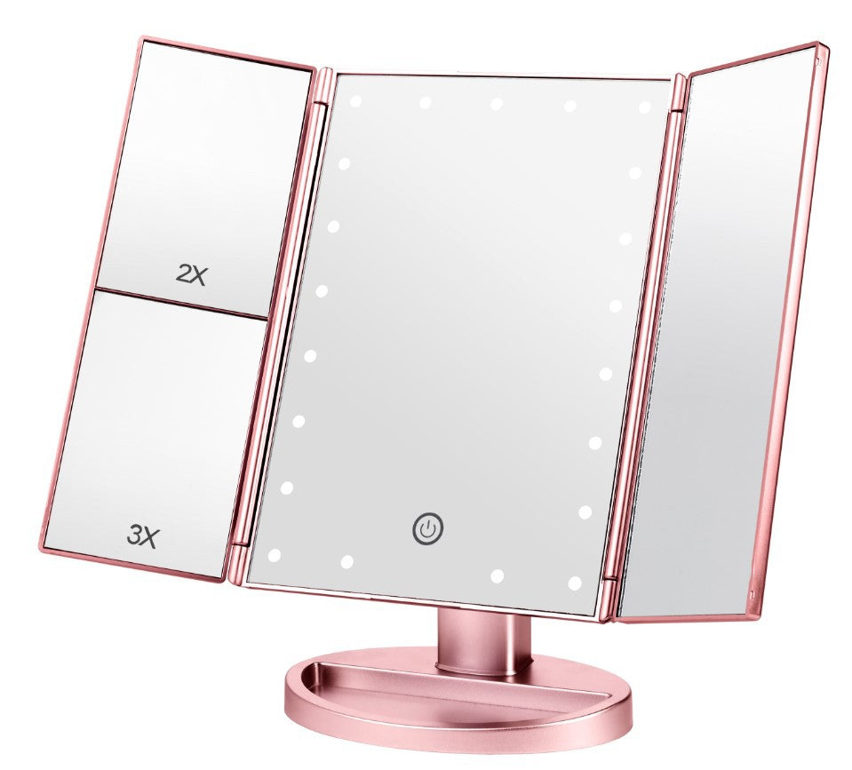 3 Sided Foldable Mirror