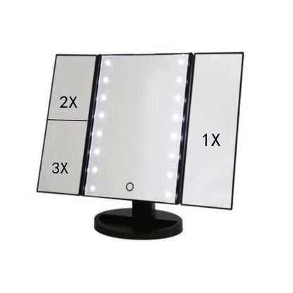 3 Sided Foldable Mirror