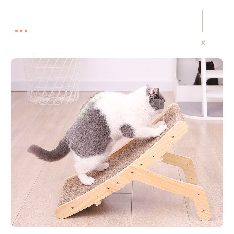 Adjustable Wooden Cat Scratcher