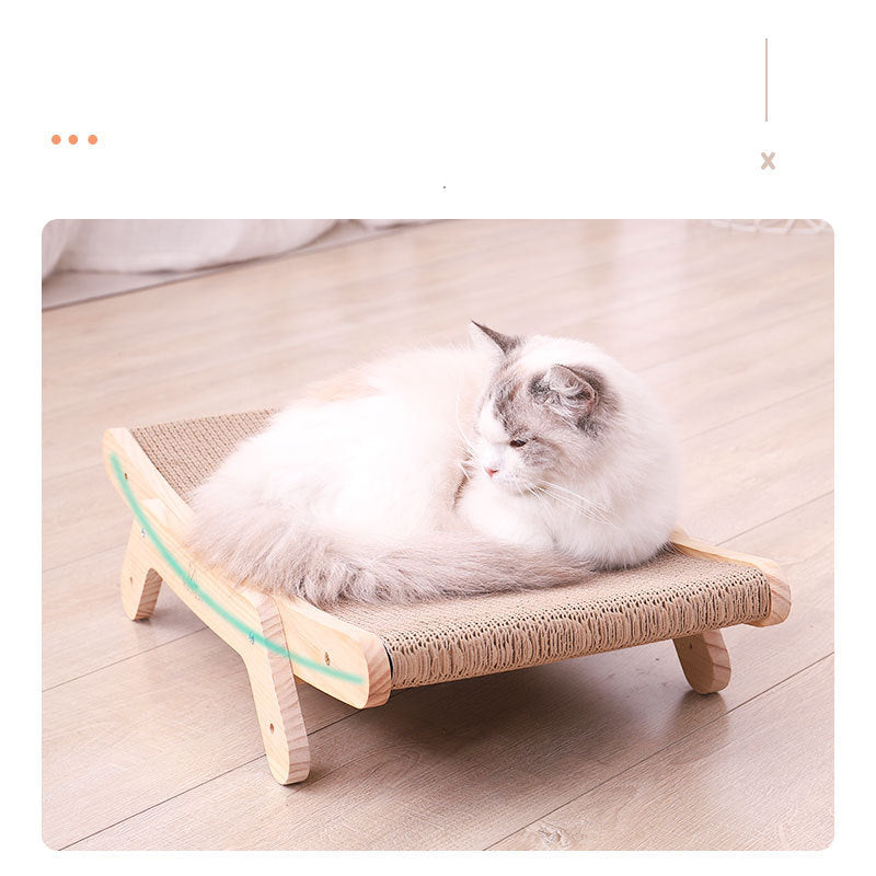 Adjustable Wooden Cat Scratcher