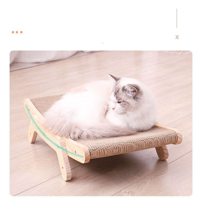 Adjustable Wooden Cat Scratcher