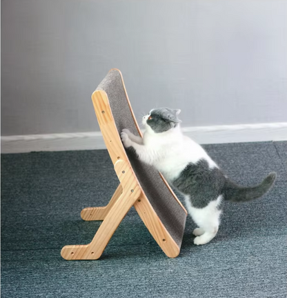 Adjustable Wooden Cat Scratcher