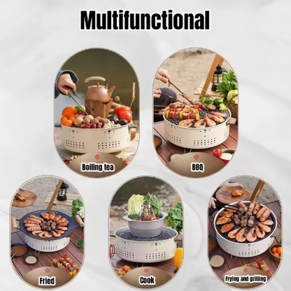 Outdoor Round Barbecue Grill
